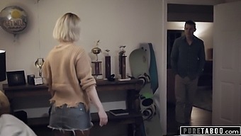 Injured Stepson Receives Assistance From Taboo Stepmom In Self-Pleasure