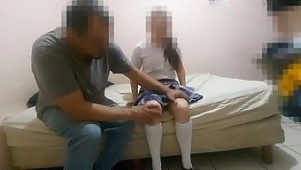 A Stunning Mexican Schoolgirl Teaming Up With Her Neighbor For A Present, Engaging In Sexual Activity With A Young Mexican Student From Sinaloa, Featuring Authentic Homemade Footage