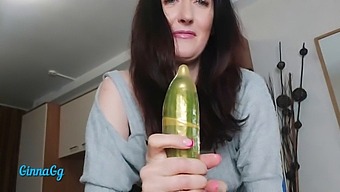 My Pussy Dripped With Pleasure After Enjoying A Cucumber. Intense Fisting And Squirting Experience