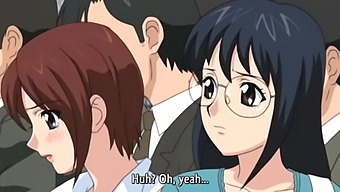 A Schoolgirl Wearing A Cursed Bra Gets Gangbanged On The Train