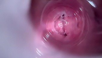 Close-Up Video Of A Young Brunette'S Intimate Area