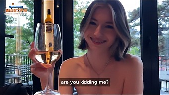 Pov View Of 18-Year-Old Girl Giving A Blowjob To Wealthy Man On Their First Date
