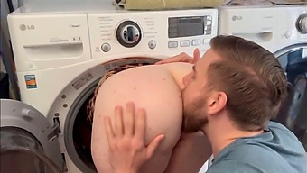 Steve Rickz Saves The Day By Fucking His Stuck Steptomom In The Washer