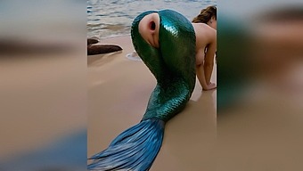 A Stranger Penetrates A Mermaid Vigorously On The Beach, Injuring Her Delicate Anus And Leaving It Open After Intense Anal Sex Outdoors - Ai-Generated Porn
