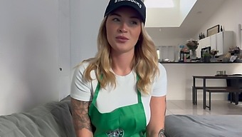 Steamy High Definition Video Of Barista Girl’s Naughty Encounter At Work.