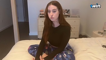 Hot Redhead In Porn Video In 60fps Hd, Stepsis Gets A Creampie Before Class.